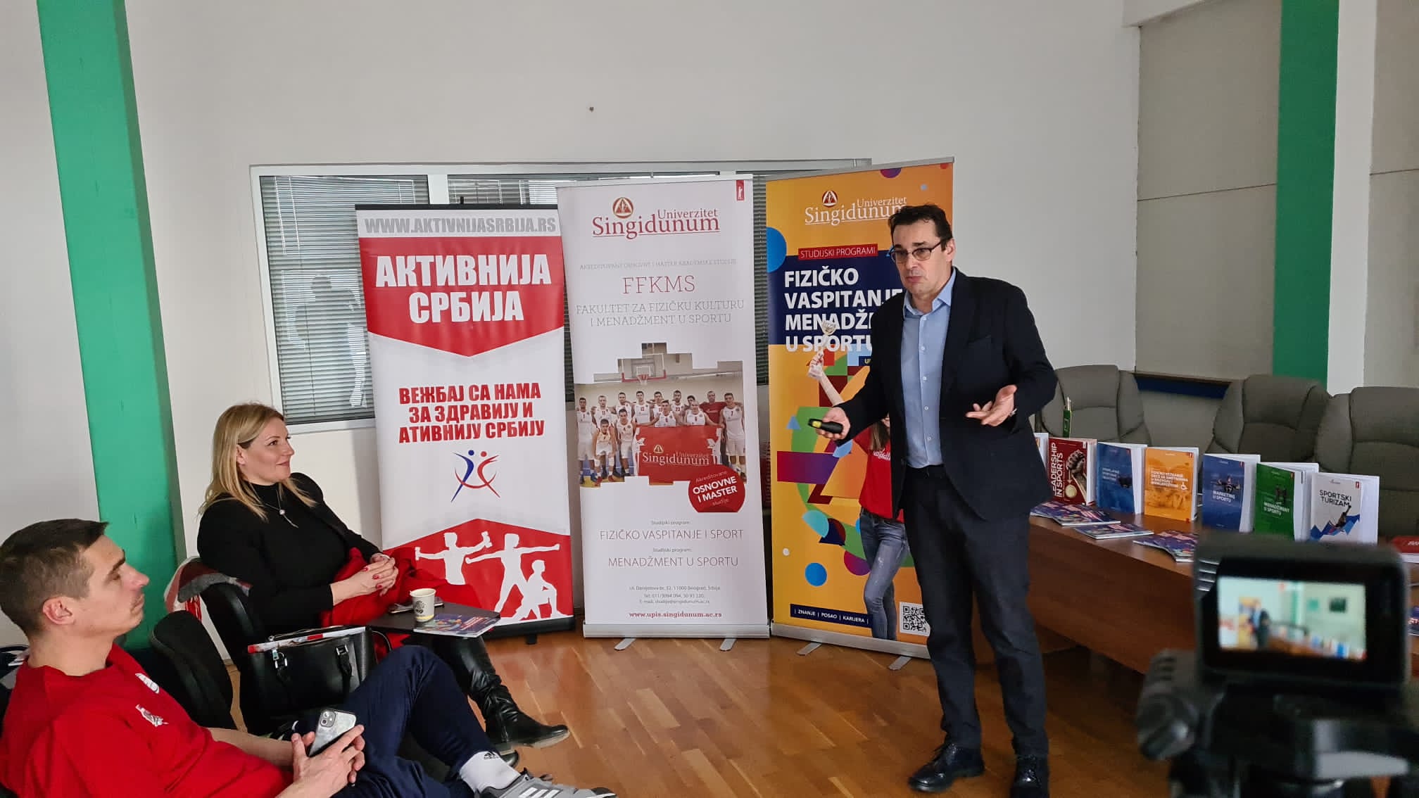 Aktivnija Srbija i univerzitet Singidunum  održali su promotivna predavanja na Sajmu sporta u Kragujevcu